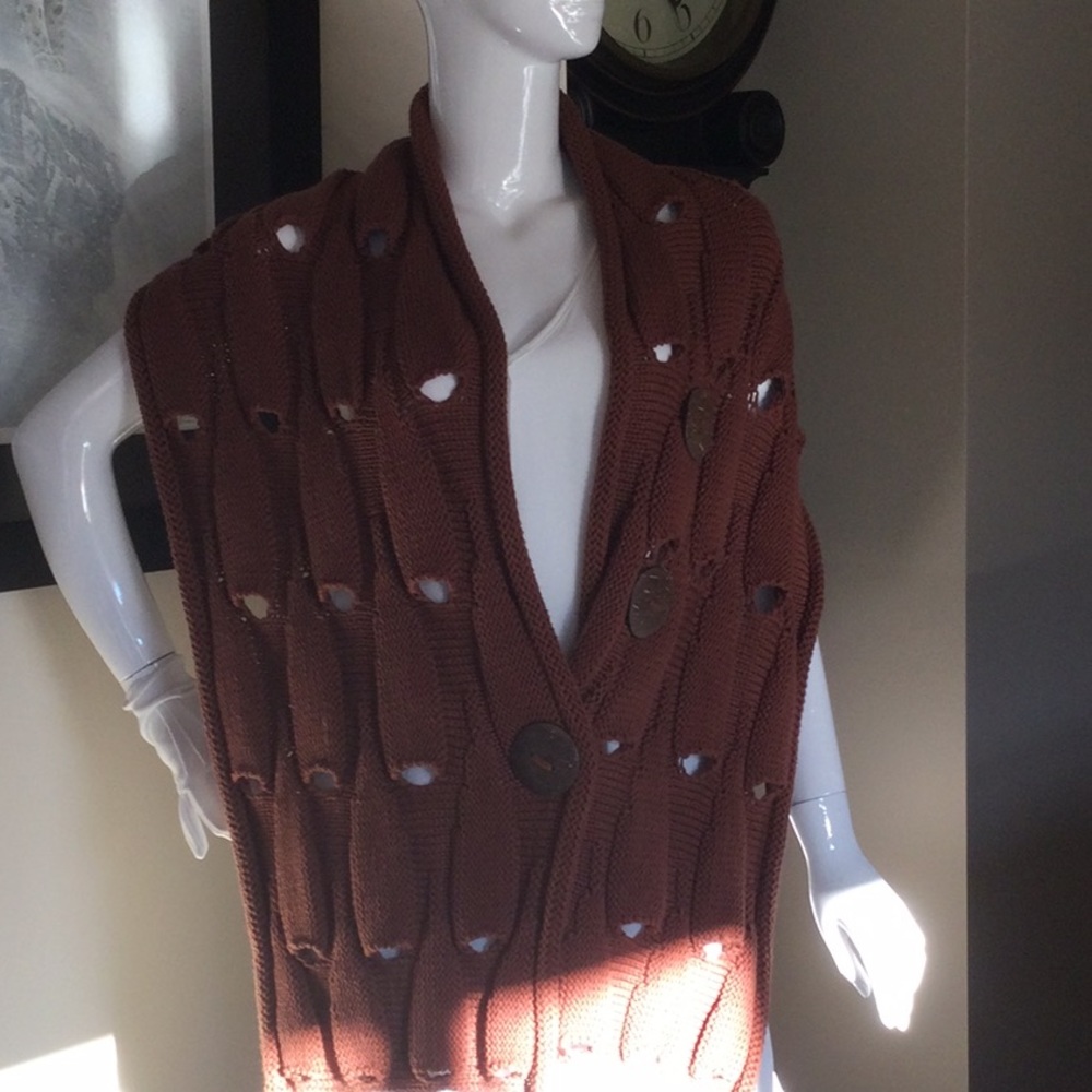 💥PURE Handknit Wrap for Those Cool Days or Evenings